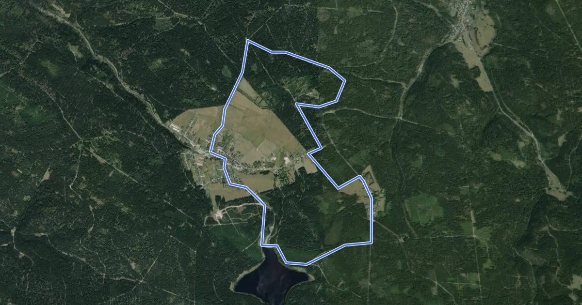 Маршрут Bergbaulehrpfad (Carlsfeld) на спутниковом снимке