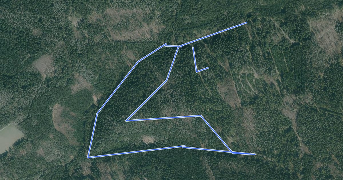 Маршрут Bergbaulehrpfad Kuttengebiet на спутниковом снимке