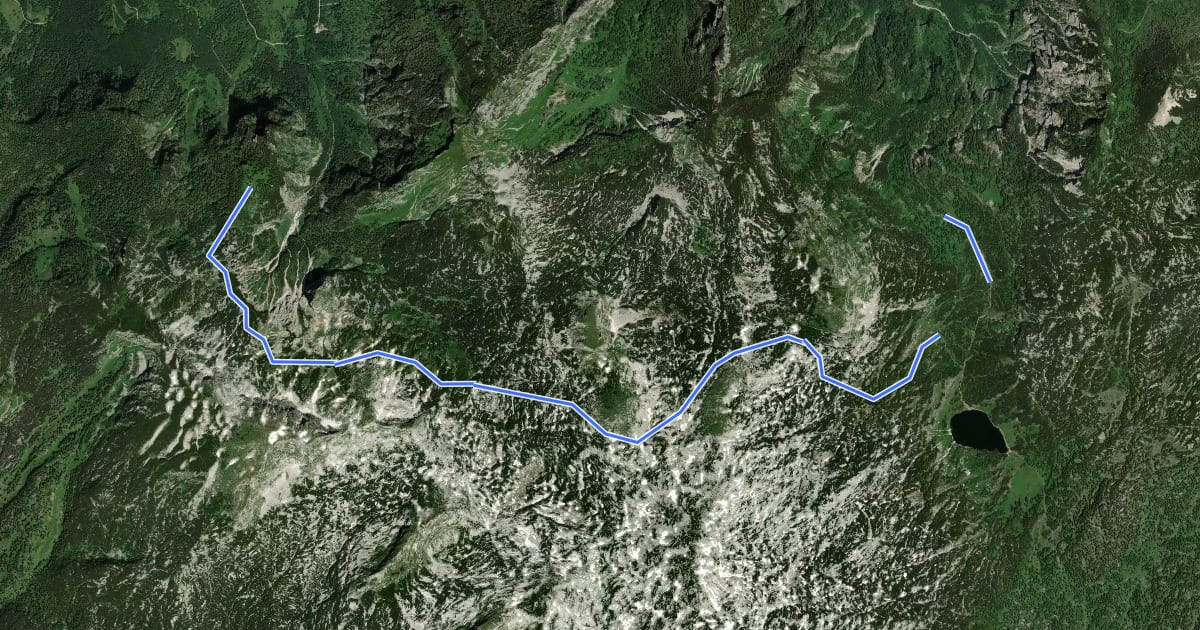 Маршрут BergeSeen Trail S3: Hochkogelhaus - Rinnerhütte на спутниковом снимке