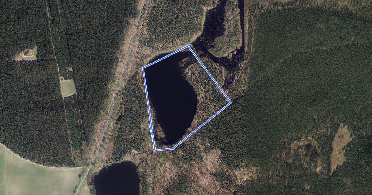 Маршрут Bergseerundweg на спутниковом снимке