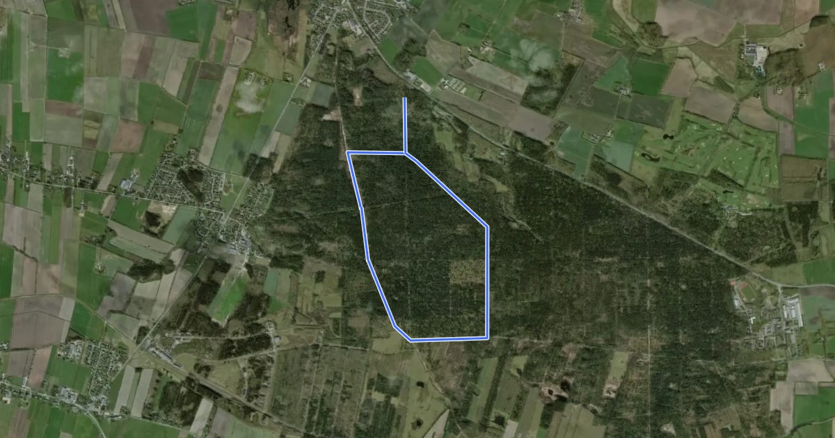 Маршрут Bergweg на спутниковом снимке