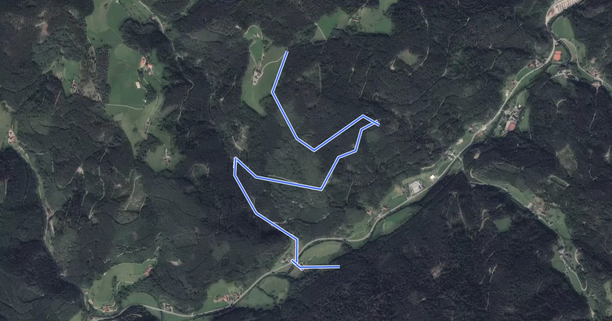 Маршрут Überm Hanselehof - Dohlenbacherhof на спутниковом снимке