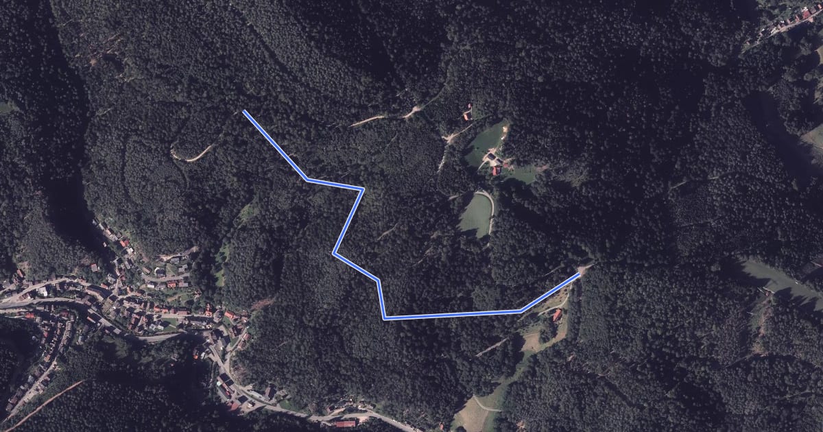 Маршрут Überm Sonnenstein - Am Schloßhof на спутниковом снимке