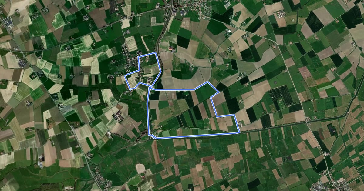 Маршрут Beverdijk на спутниковом снимке