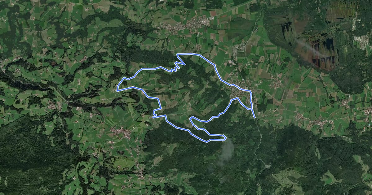 Маршрут BF 20 MTB - Guad duads?! на спутниковом снимке