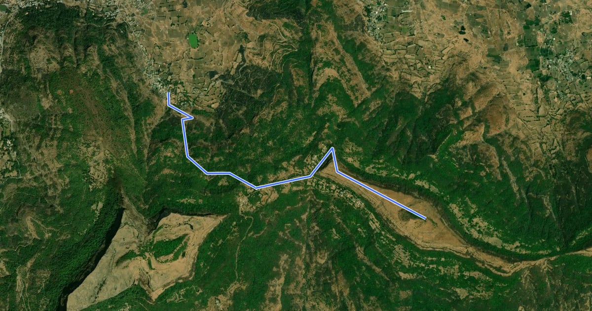 Маршрут Bhatrashi Peak на спутниковом снимке