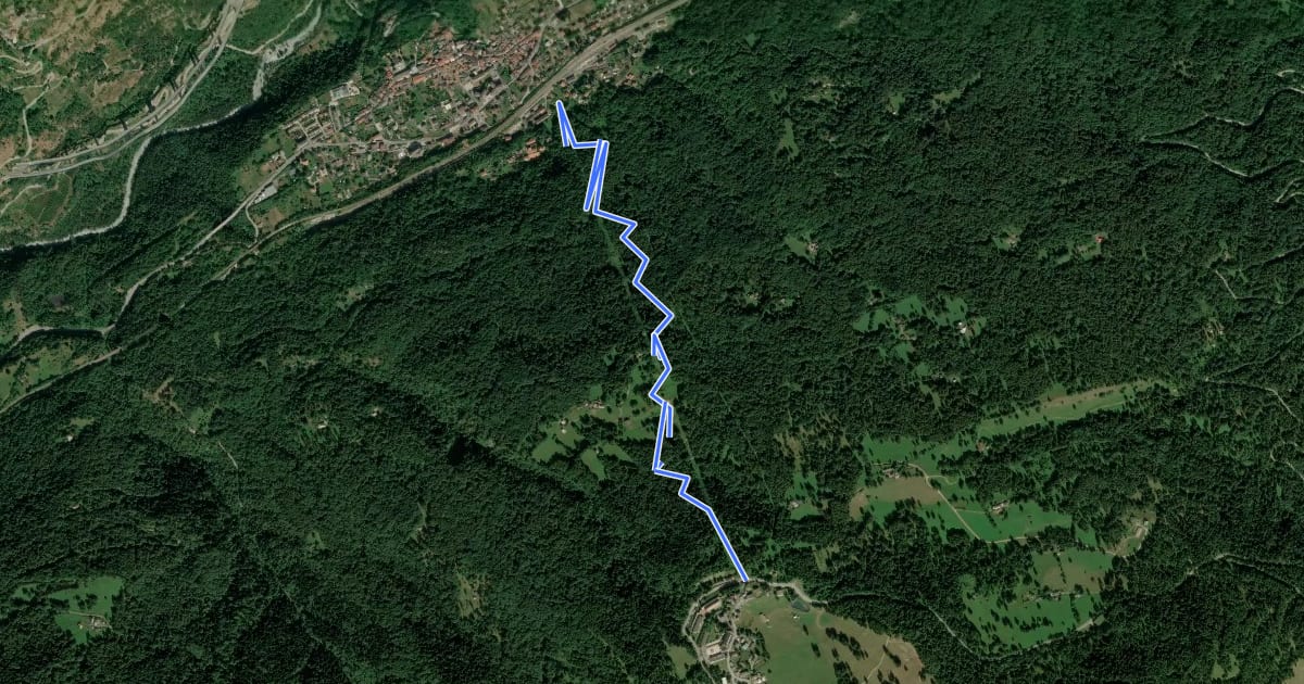 Маршрут Bike Park Chiomonte (Unmaintained) на спутниковом снимке