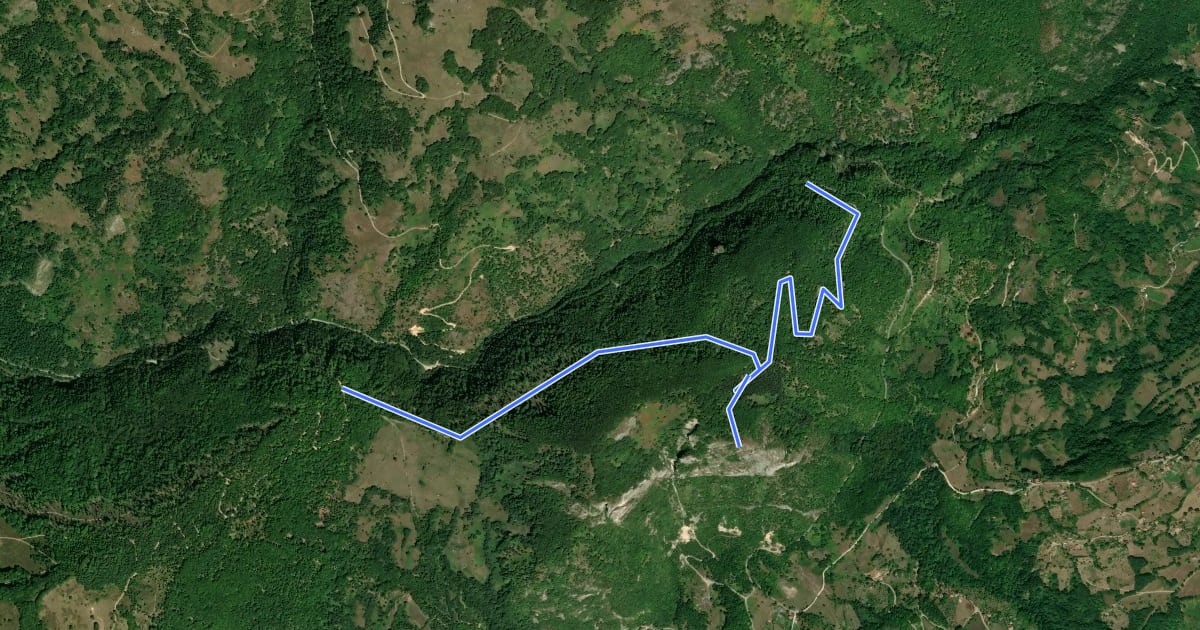 Маршрут Biking Trail AN03a на спутниковом снимке