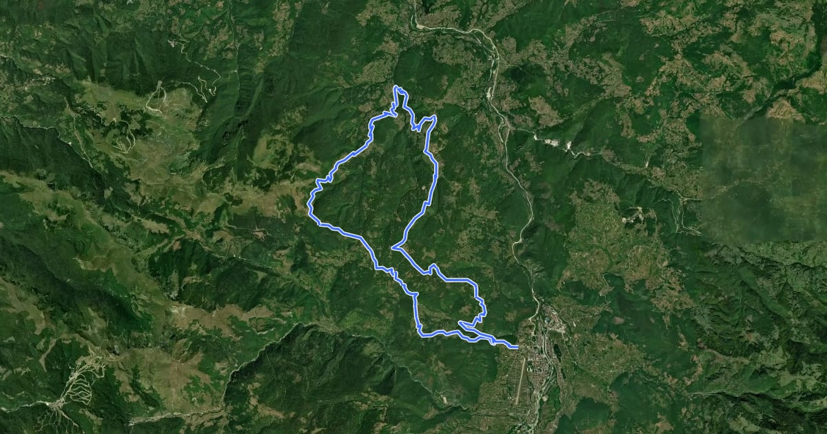 Маршрут Biking Trail BA03 на спутниковом снимке