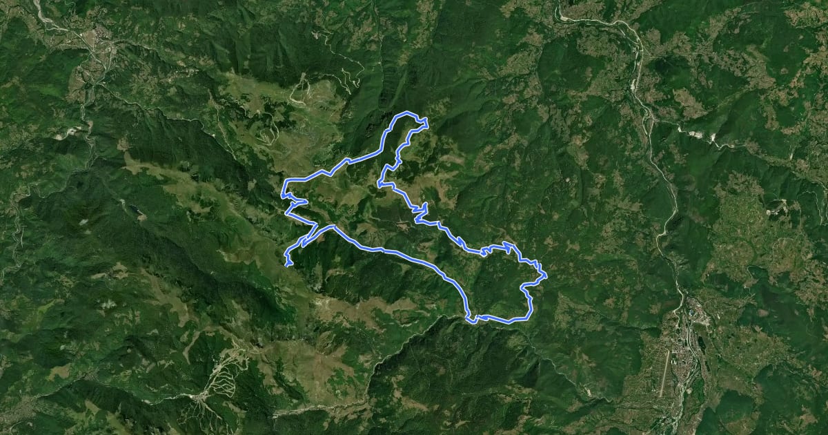 Маршрут Biking Trail BA04 на спутниковом снимке