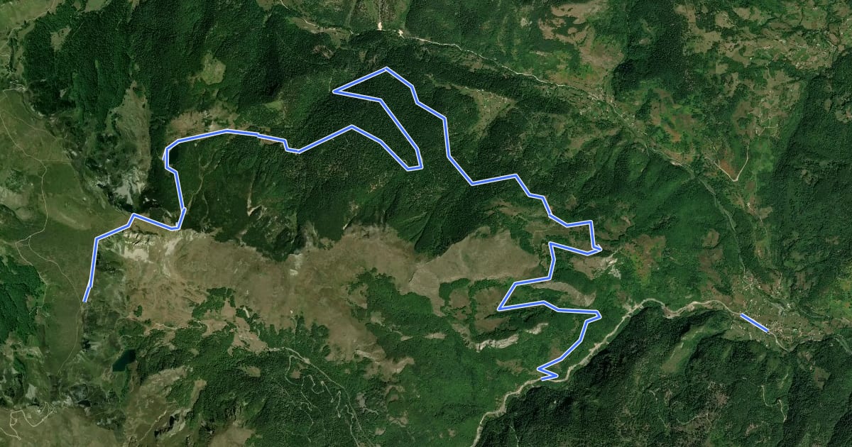 Маршрут Biking Trail BA05B на спутниковом снимке