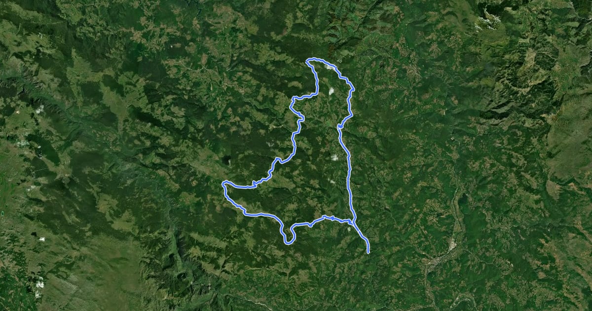 Маршрут Biking Trail BP01 на спутниковом снимке