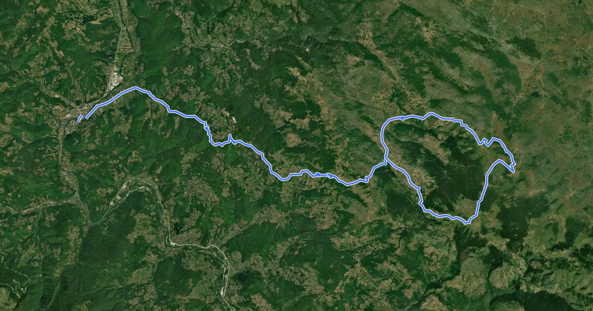 Маршрут Biking Trail BP02 на спутниковом снимке