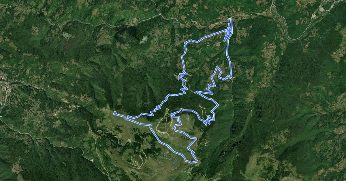 Маршрут Biking Trail BP03 на спутниковом снимке