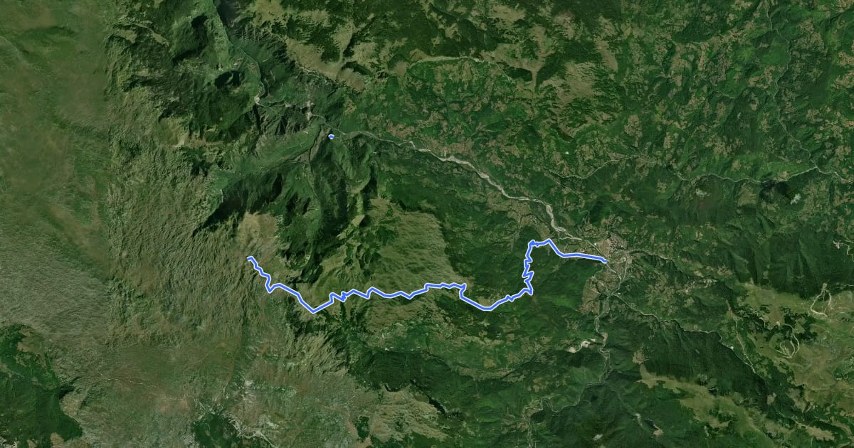 Маршрут Biking Trail MO01 на спутниковом снимке