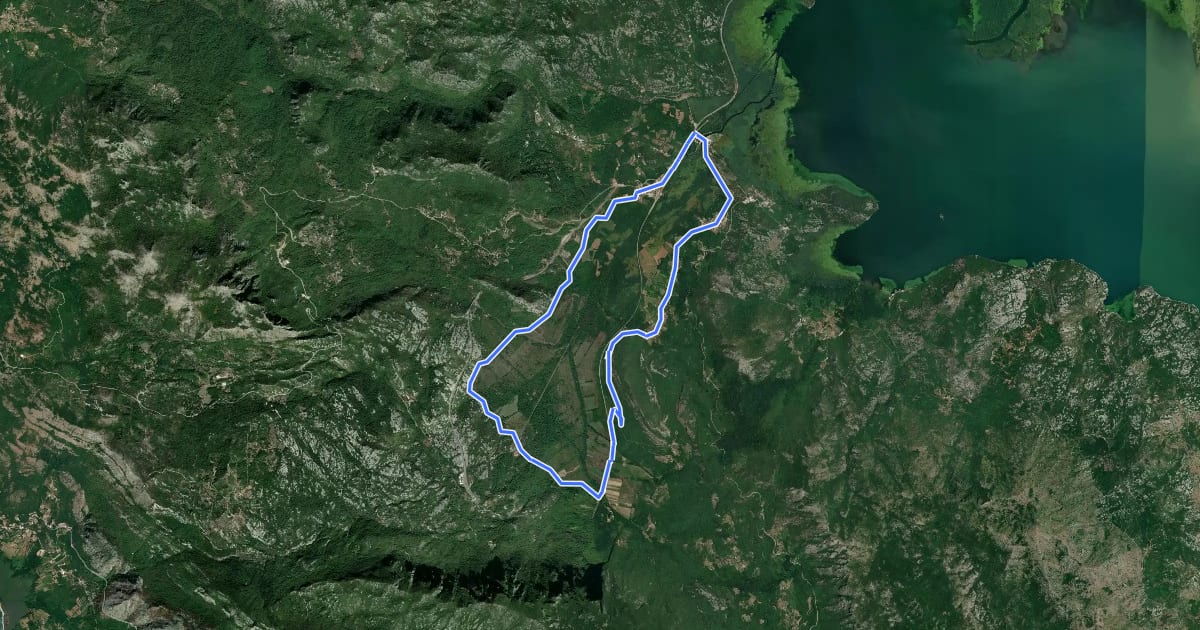 Маршрут Biking Trail NPSJ03 на спутниковом снимке