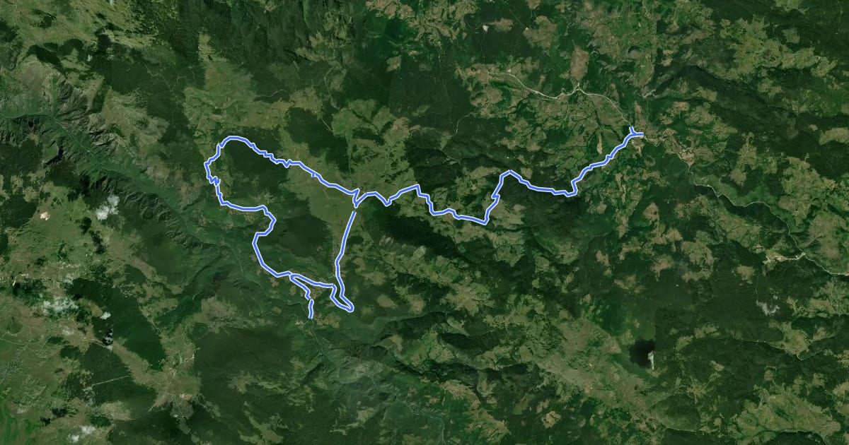 Маршрут Biking Trail PV04 на спутниковом снимке