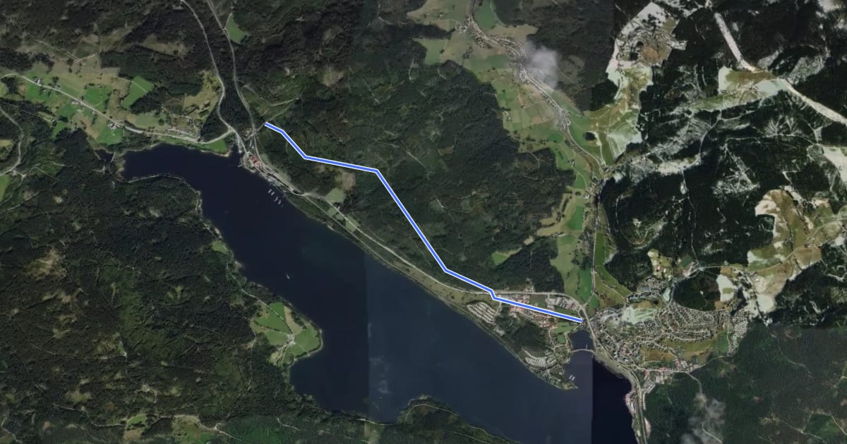 Маршрут Bildsteinweg - Schluchsee Parkplatz Wolfsgrund на спутниковом снимке