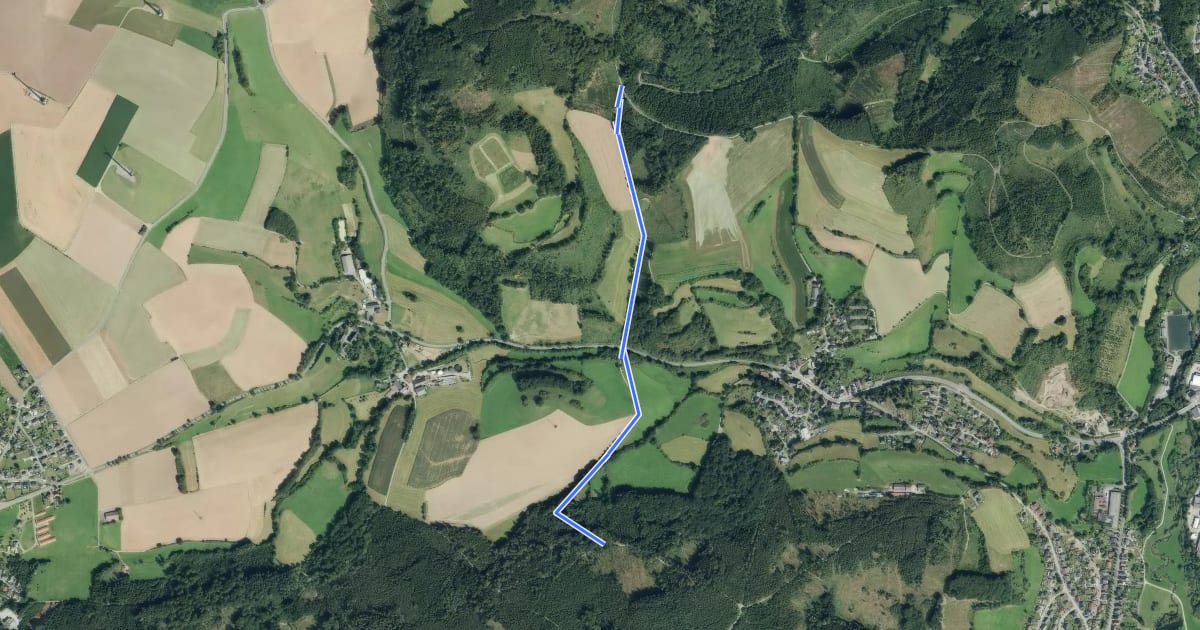 Маршрут Bildstockwanderweg на спутниковом снимке