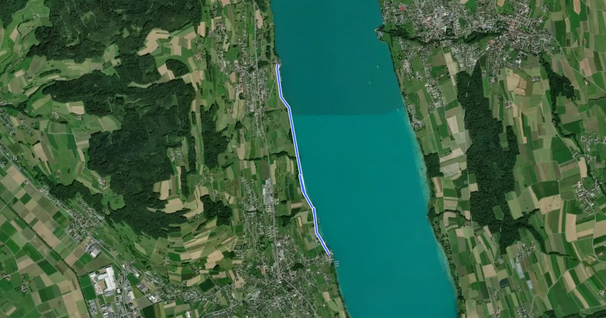 Маршрут Birrwil am See - Beinwil на спутниковом снимке