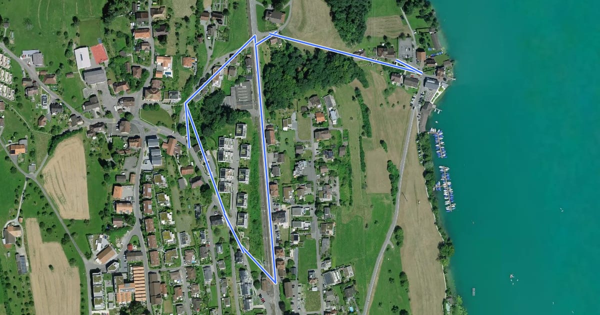 Маршрут Birrwil am See - Birrwil Dorf на спутниковом снимке