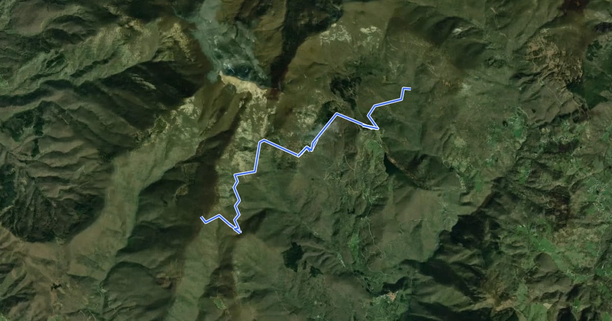 Маршрут Bivio AVML (Cardeia) - Casa Menage - Prato del Malone (Strada dei carrelli) на спутниковом снимке