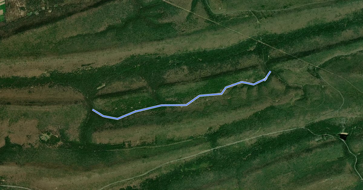Маршрут Black Gap Trail на спутниковом снимке