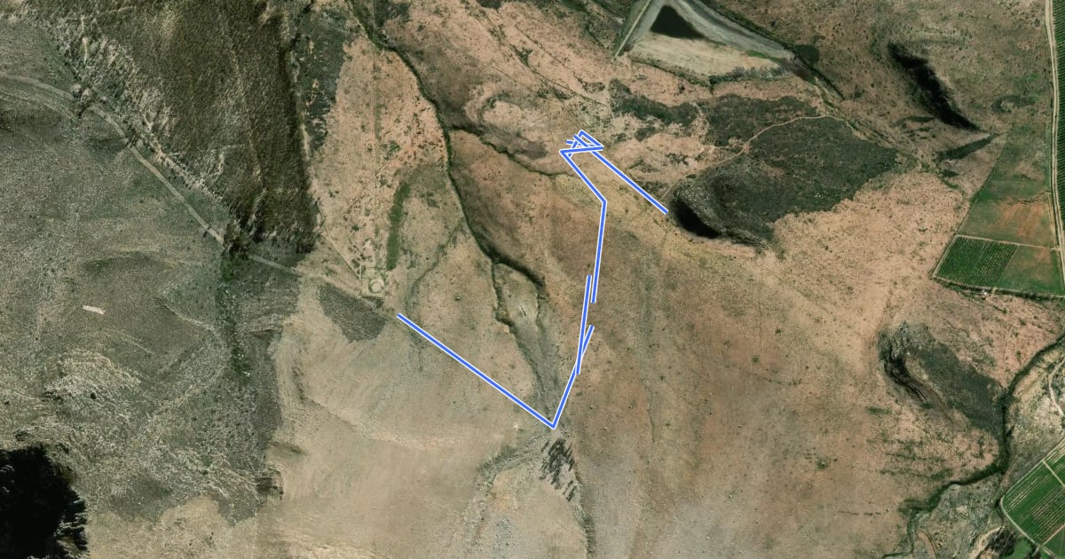 Маршрут Black Route Mountaview на спутниковом снимке