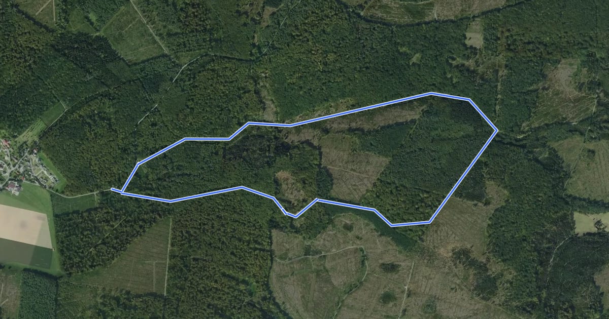 Маршрут Blankenrode Rundweg A2 на спутниковом снимке