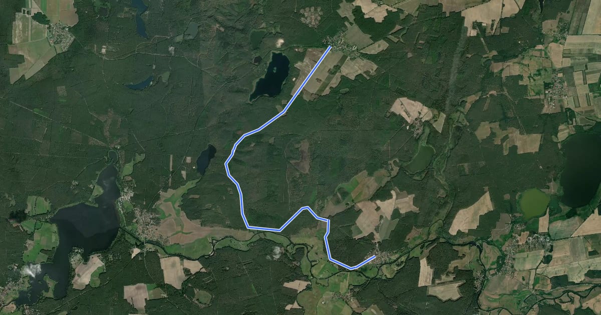 Маршрут Blocksberge-Tour на спутниковом снимке