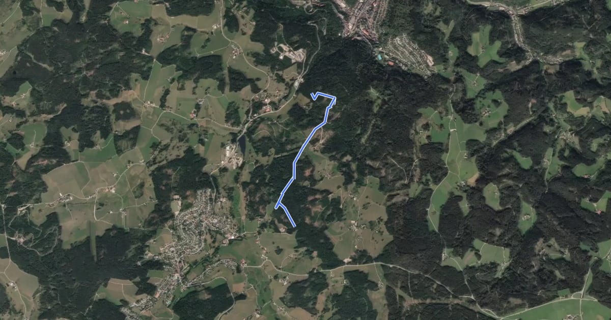 Маршрут Bobbahn - Überm Gotterhäusle на спутниковом снимке
