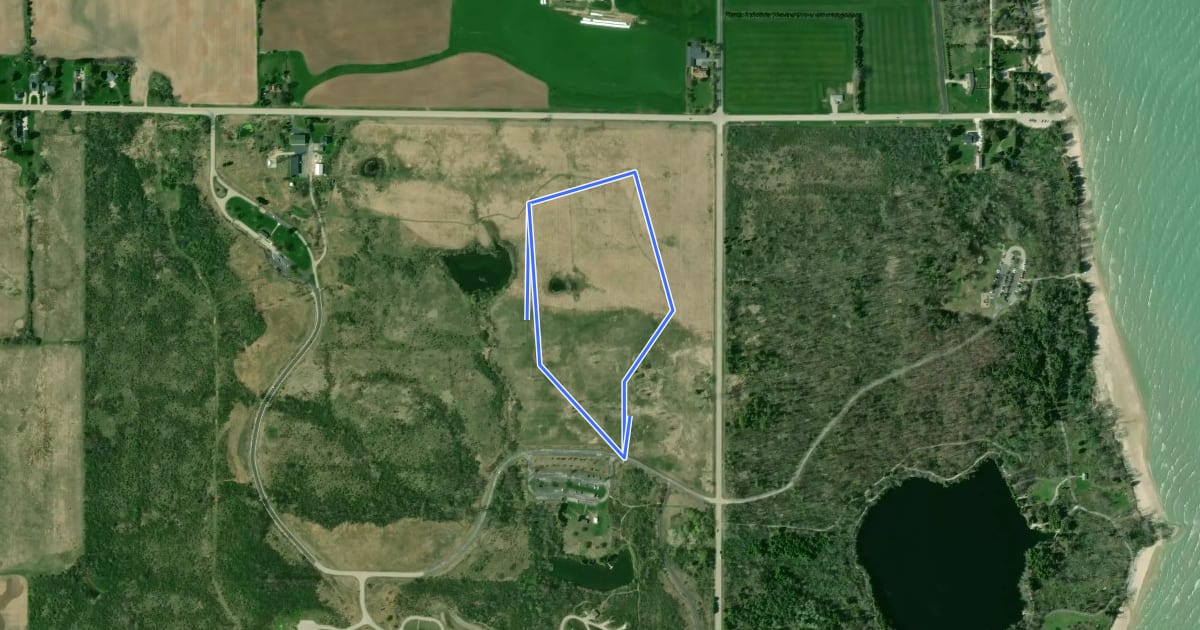 Маршрут Bobolink Trail на спутниковом снимке