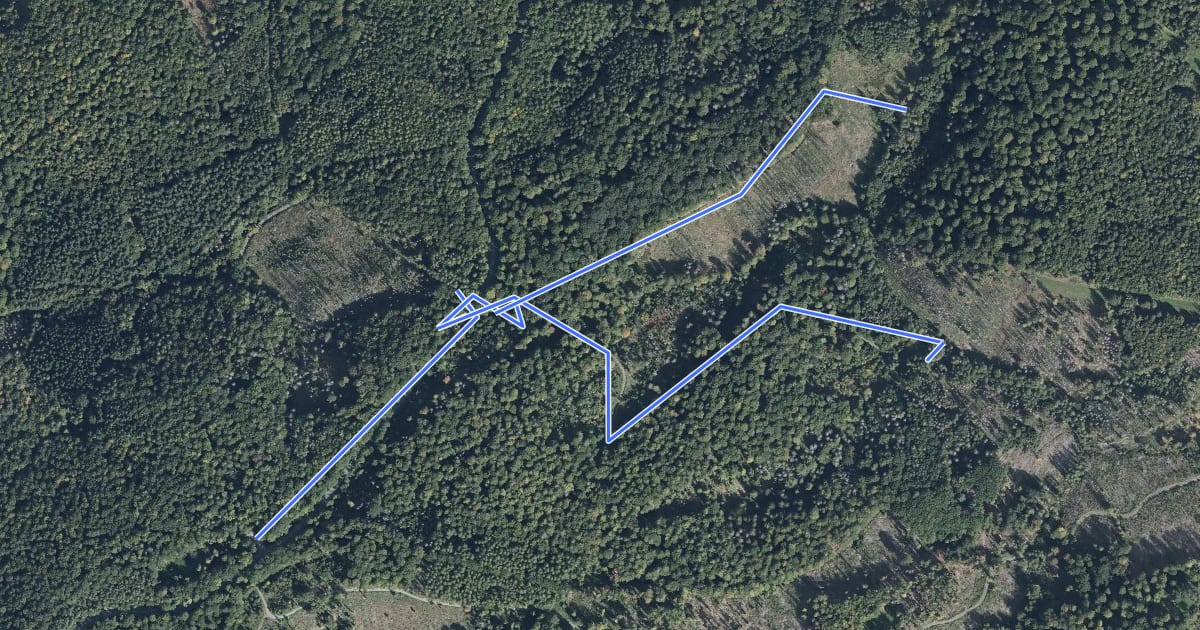 Маршрут Bockstall Rundweg A2 на спутниковом снимке