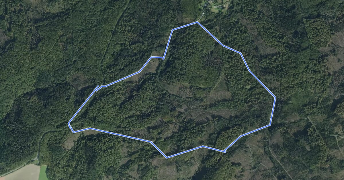 Маршрут Bockstall Rundweg A3 на спутниковом снимке