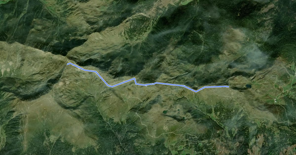 Маршрут Bonner Höhenweg на спутниковом снимке