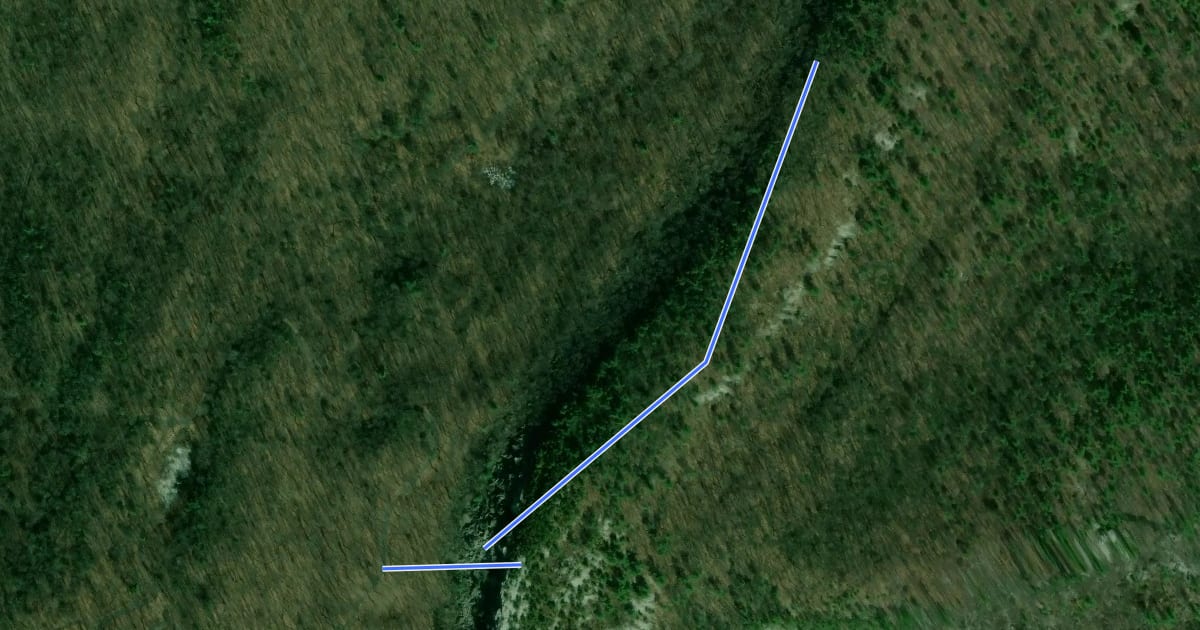 Маршрут Bonticou Ascent Trail на спутниковом снимке