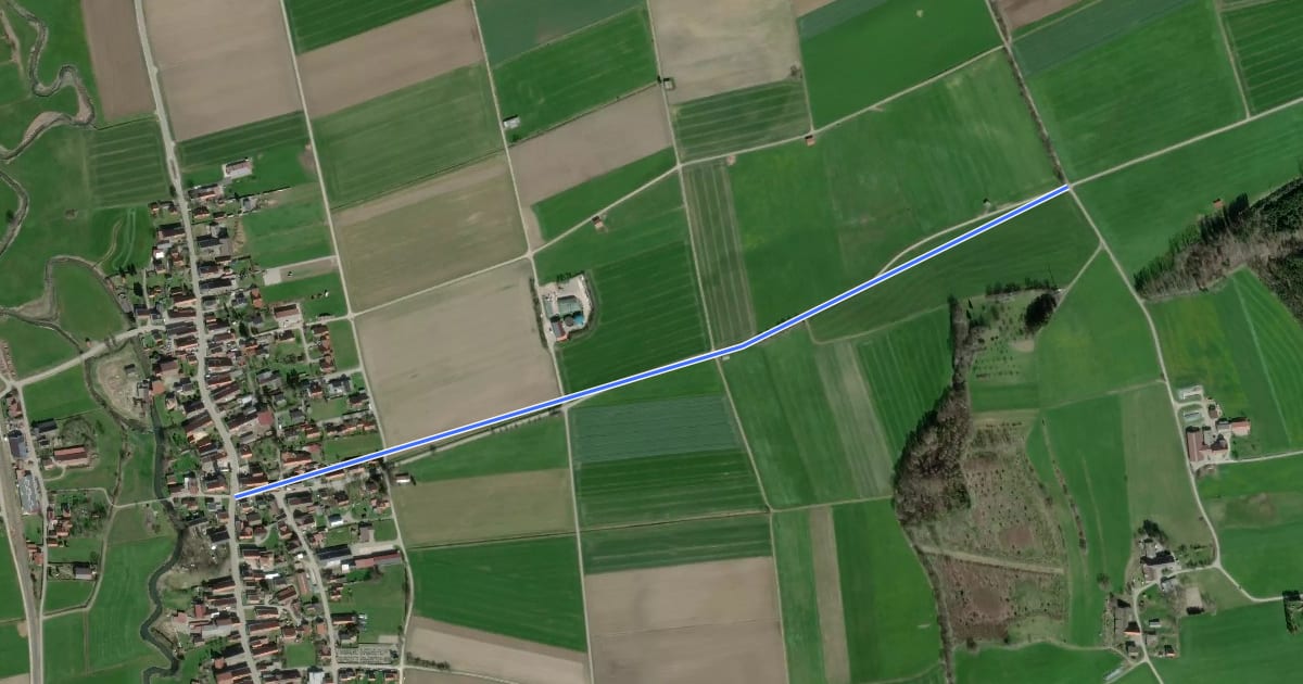 Маршрут Boschhornrunde на спутниковом снимке