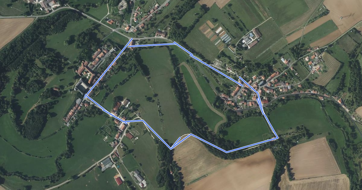 Маршрут Boucle de promenade à Louppy-sur-Loison 2, France на спутниковом снимке