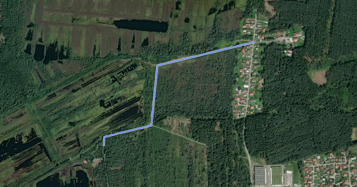 Маршрут Braunkehlchenpfad на спутниковом снимке