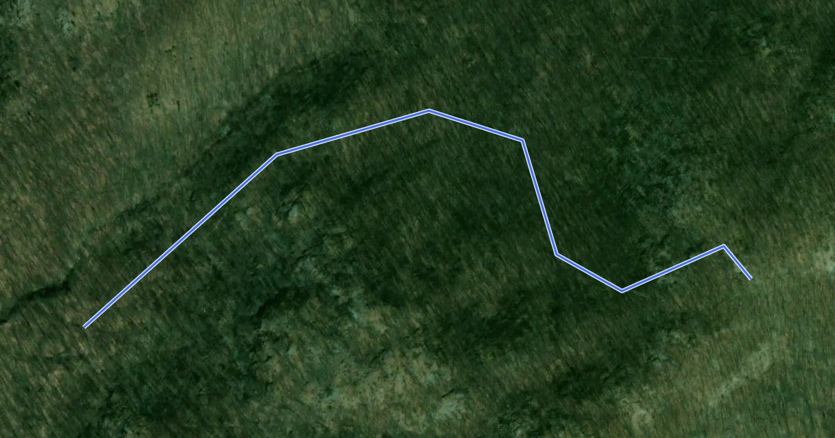 Маршрут Breakneck Bypass Trail на спутниковом снимке