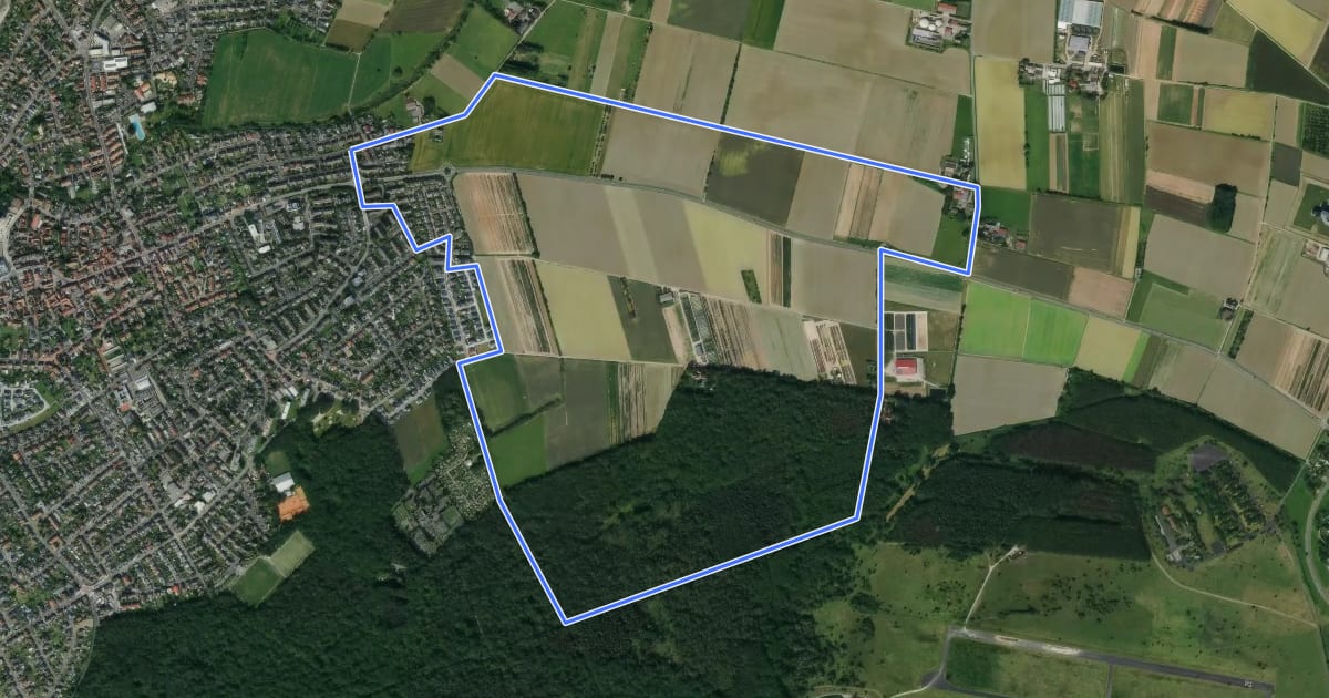 Маршрут Bruchköbel Wanderweg 5 на спутниковом снимке