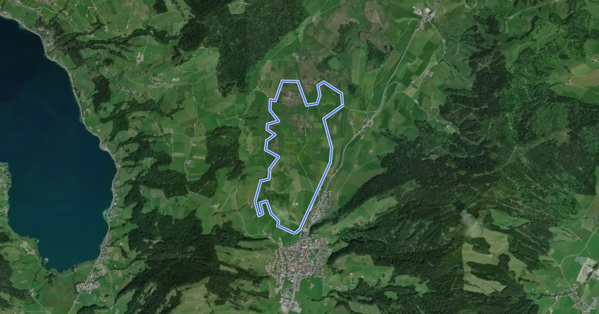 Маршрут Bubrugg на спутниковом снимке