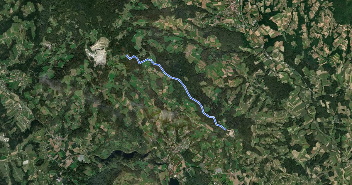 Маршрут Buchkogelhöhenweg на спутниковом снимке