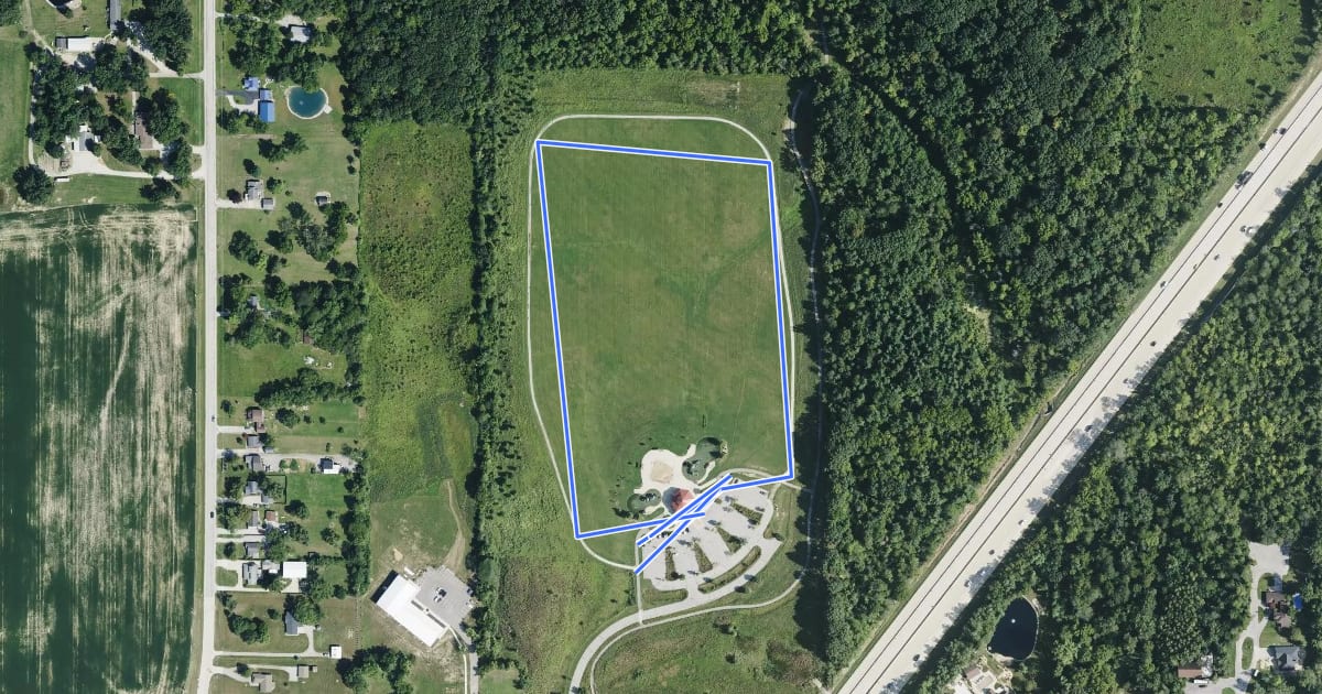Маршрут Buckner Park Trail на спутниковом снимке