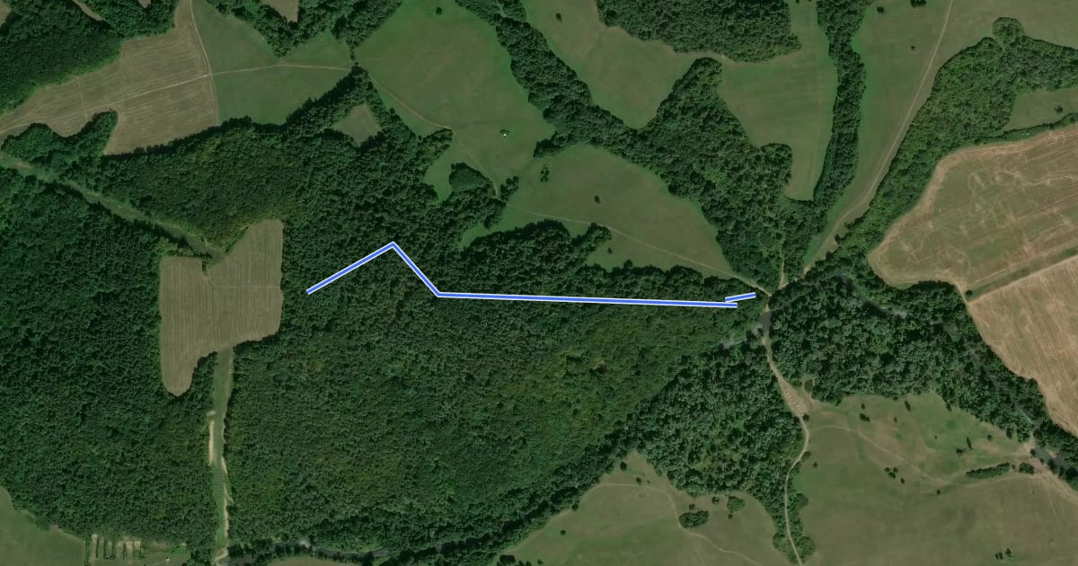 Маршрут Bunker trail на спутниковом снимке
