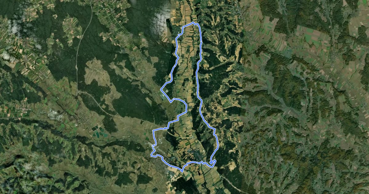 Маршрут Burgenlandtour на спутниковом снимке