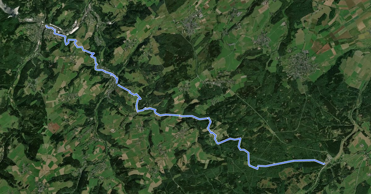 Маршрут Burgenroute на спутниковом снимке