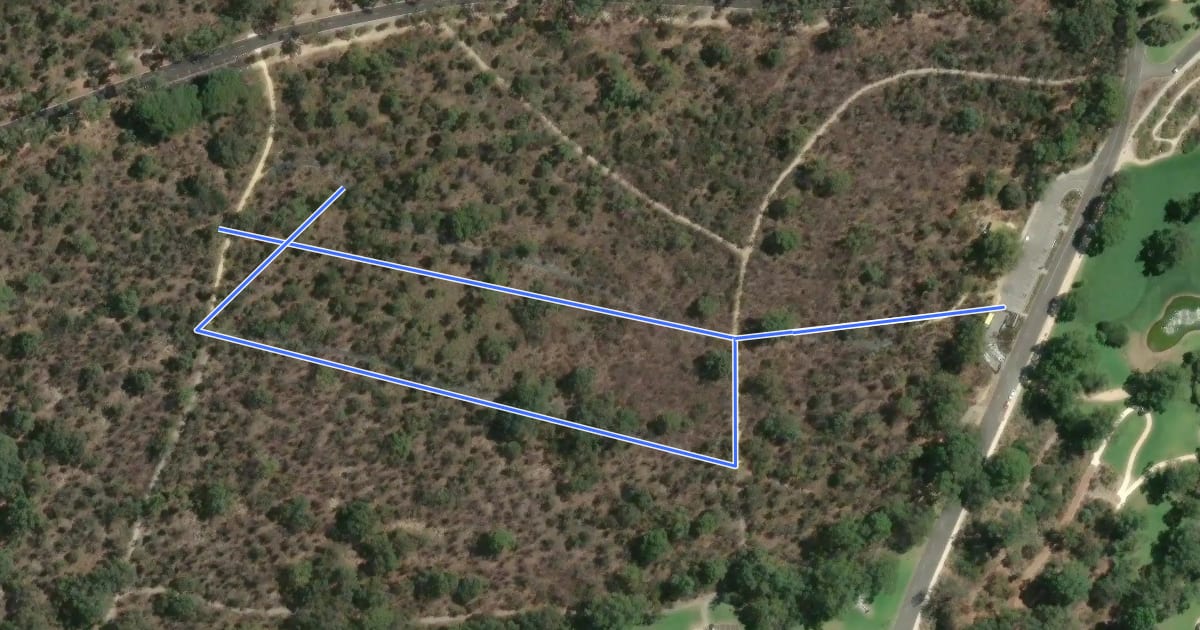 Маршрут Bushland Nature Trail на спутниковом снимке
