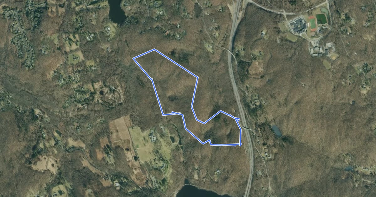 Маршрут Butler Trail на спутниковом снимке
