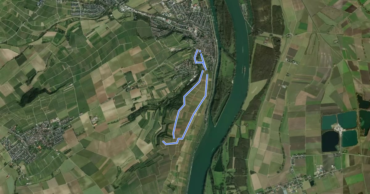 Маршрут Buttemännje Wanderweg на спутниковом снимке